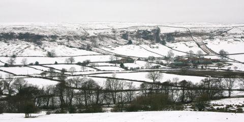 Glaisdale blanketed with snow